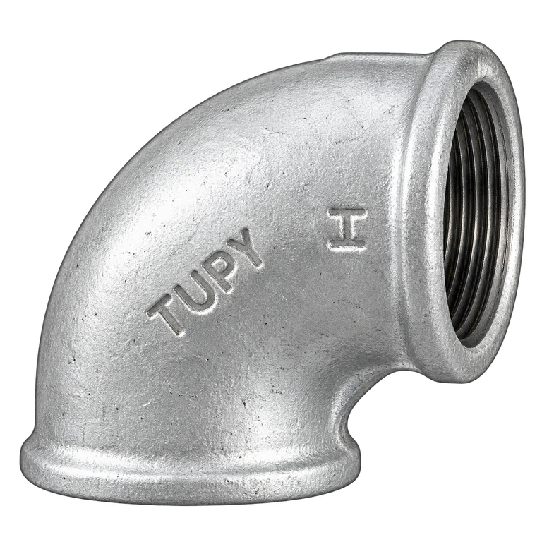 Codo 90° HH Galvanizado