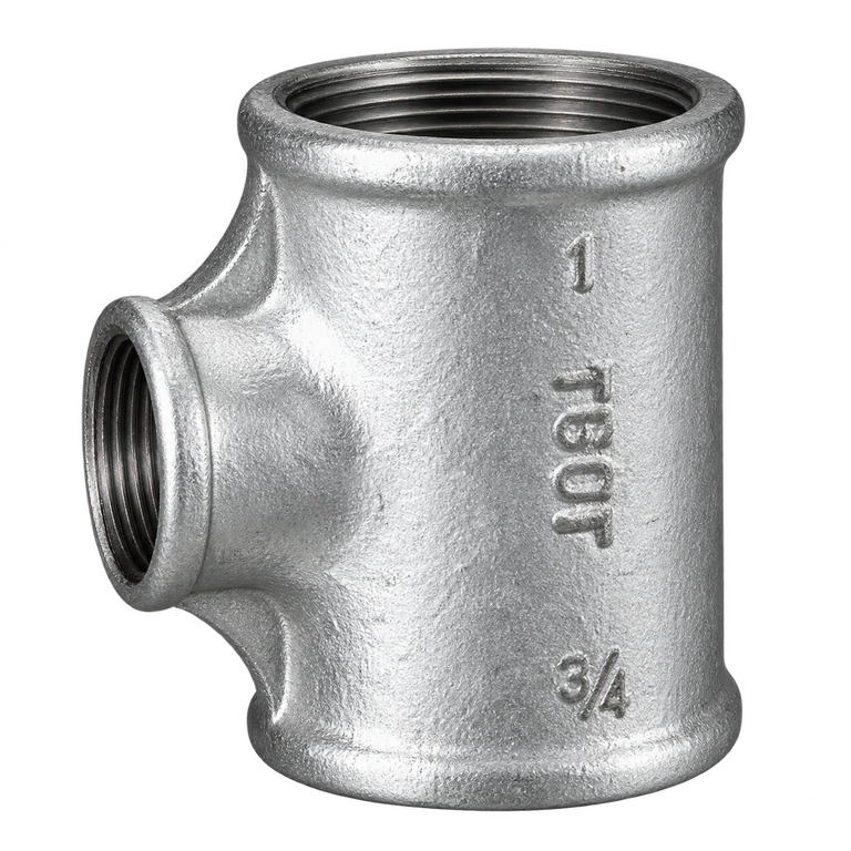 Tee Reducción Galvanizada